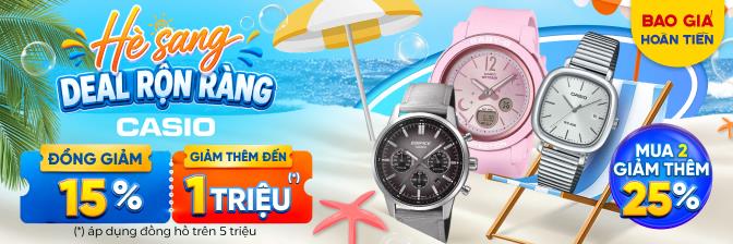 Đồng hồ Casio G-Shock v&agrave; Casio Edifice, Vintage: Ưu đ&atilde;i Summer Sale 2026 - Ảnh 1.