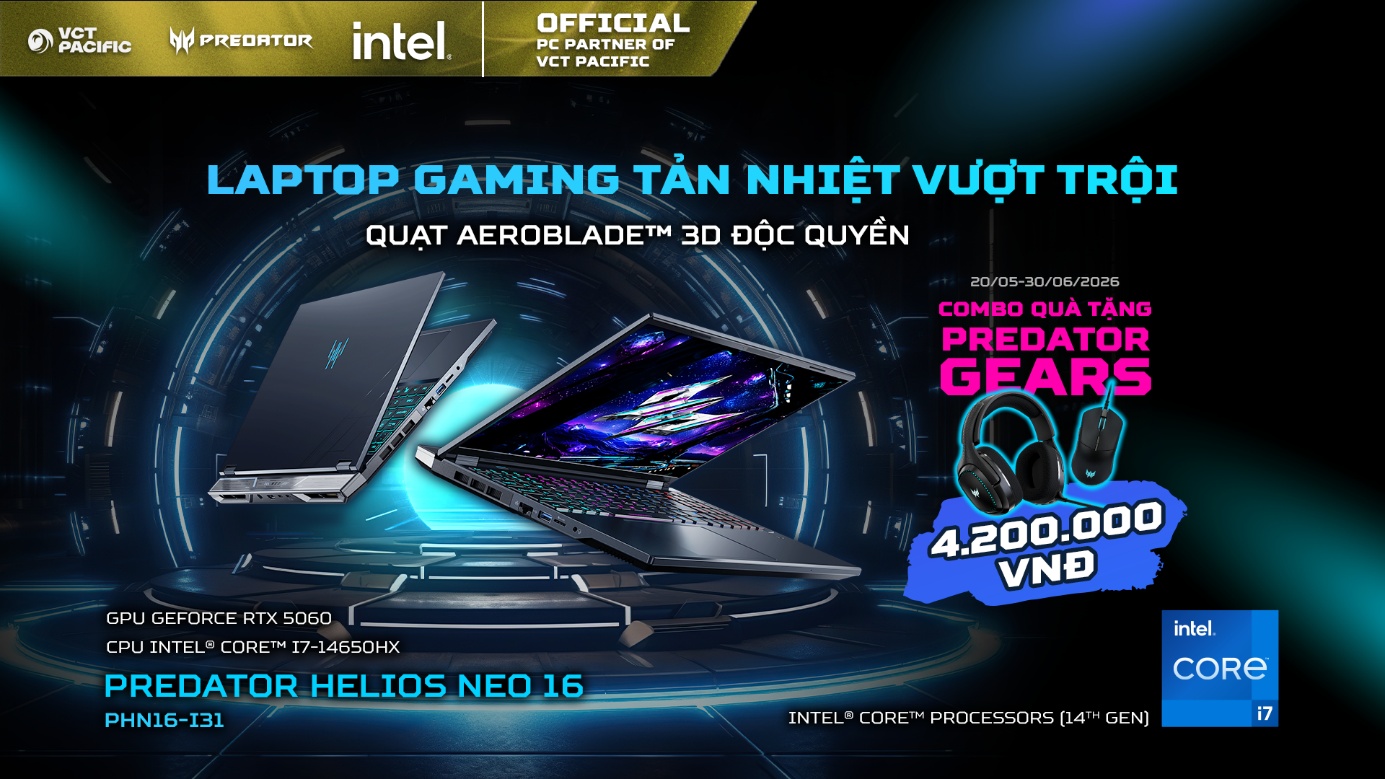 Predator Helios Neo 16 - Laptop gaming hiệu năng cao cho game thủ v&agrave; creator- Ảnh 4.