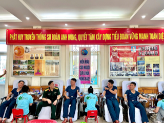 Sư đoàn 361: Ngày Hội hiến máu tình nguyện của cán bộ chiến sỹ - Ảnh 4.
