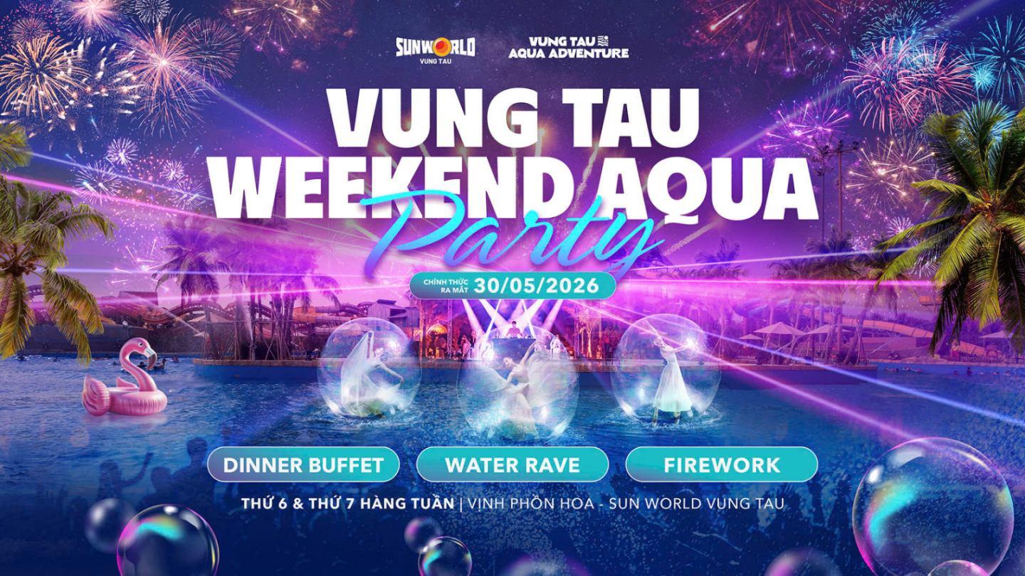 C&ocirc;ng vi&ecirc;n nước Sun World Vũng T&agrave;u sẽ bắn ph&aacute;o hoa v&agrave;o mỗi cuối tuần từ ng&agrave;y 30/05/2026 - Ảnh 1.