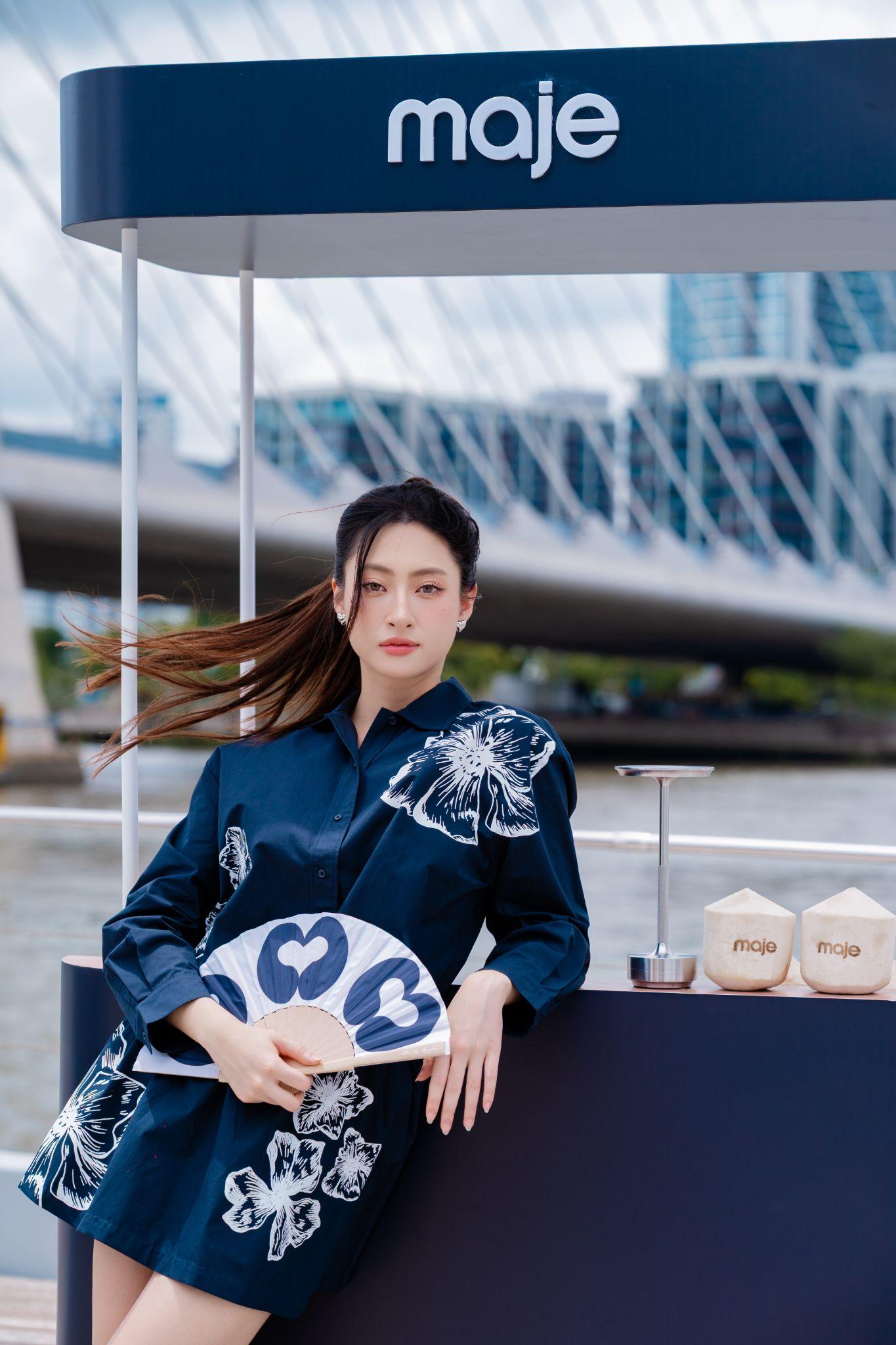 Maje c&ugrave;ng d&agrave;n IT girl đ&oacute;n Xu&acirc;n - H&egrave; 2026 tr&ecirc;n du thuyền- Ảnh 7.