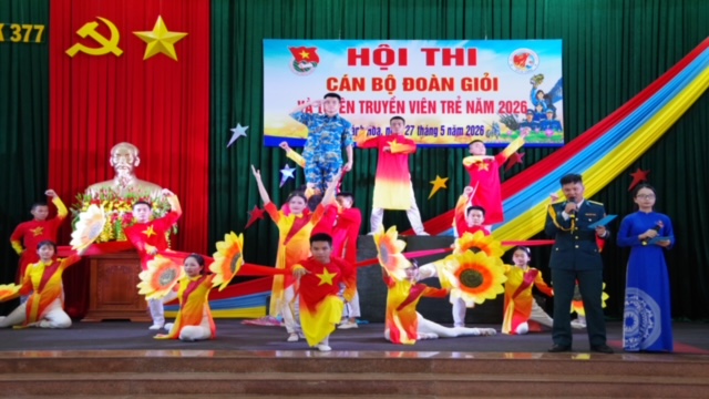 Sư đo&agrave;n 377 tổ chức Hội thi c&aacute;n bộ Đo&agrave;n giỏi v&agrave; Tuy&ecirc;n truyền vi&ecirc;n trẻ năm 2026 - Ảnh 3.