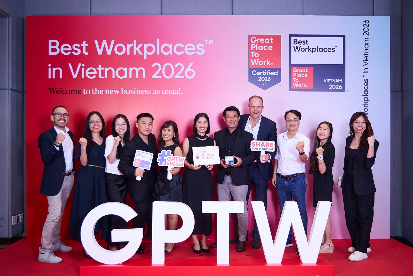 Perfetti Van Melle Việt Nam ghi danh Top 4 nơi l&agrave;m việc xuất sắc h&agrave;ng đầu Việt Nam 2026- Ảnh 1.