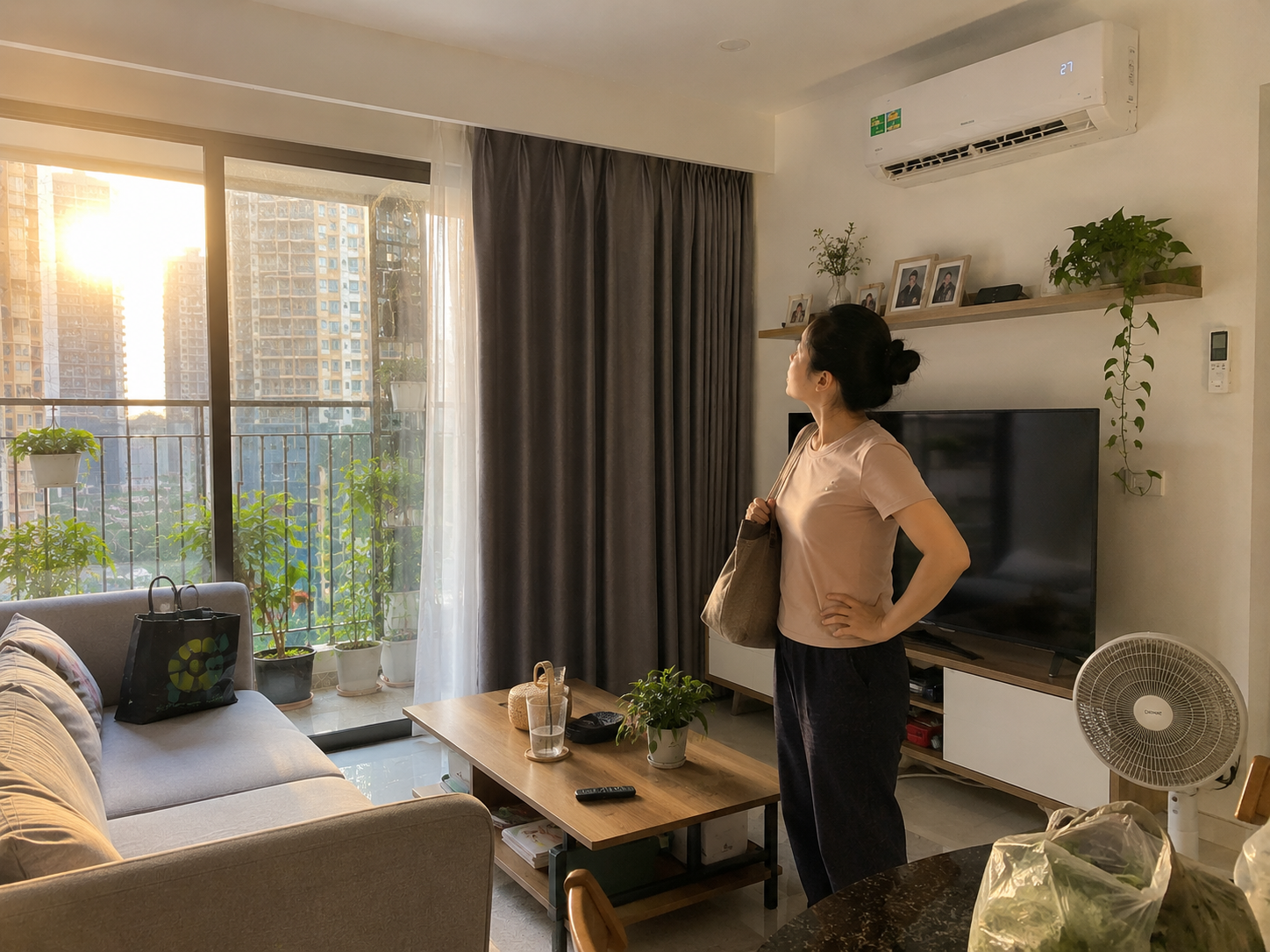 Người sống ở chung cư đang truyền nhau mẹo “làm mát 2 lớp”: Điều hòa không phải chạy hết công suất- Ảnh 1. Người sống ở chung cư đang truyền nhau mẹo “làm mát 2 lớp”: Điều hòa không phải chạy hết công suất- Ảnh 1.