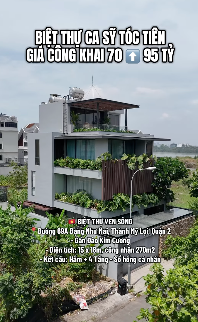 70 tỷ cho biệt thự 270m2 của Tóc Tiên: Mức giá gây choáng đúng chuẩn "địa thế" khu đất thượng lưu ở TP.HCM- Ảnh 5. 70 tỷ cho biệt thự 270m2 của Tóc Tiên: Mức giá gây choáng đúng chuẩn "địa thế" khu đất thượng lưu ở TP.HCM- Ảnh 5.
