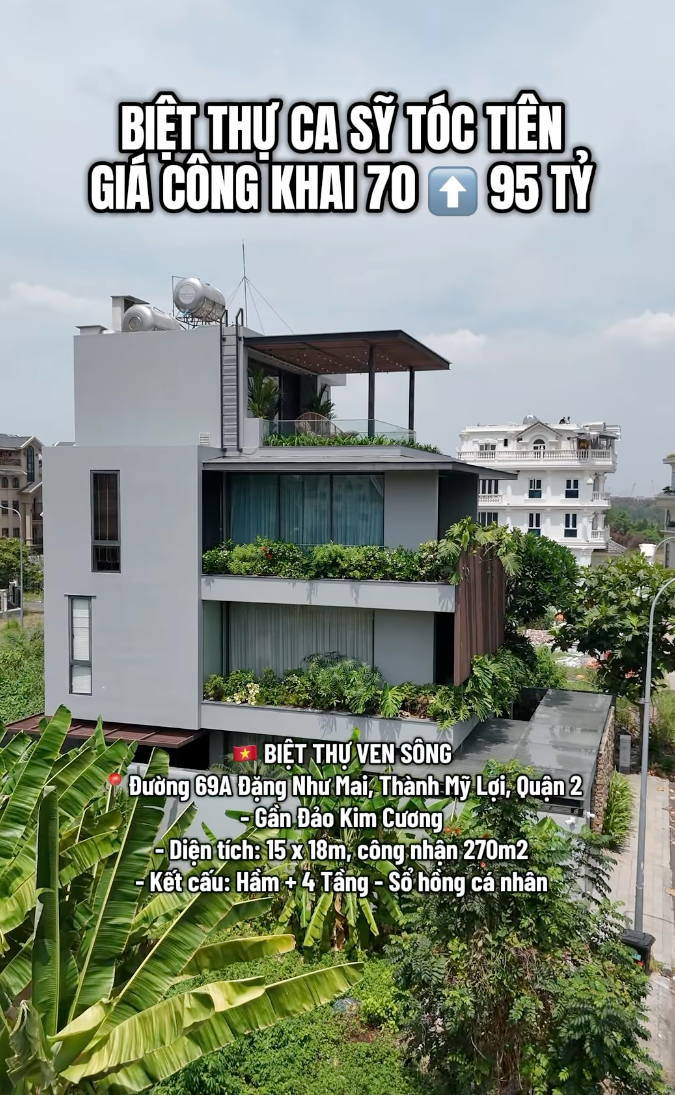 70 tỷ cho biệt thự 270m2 của Tóc Tiên: Mức giá gây choáng đúng chuẩn "địa thế" khu đất thượng lưu ở TP.HCM- Ảnh 6. 70 tỷ cho biệt thự 270m2 của Tóc Tiên: Mức giá gây choáng đúng chuẩn "địa thế" khu đất thượng lưu ở TP.HCM- Ảnh 6.