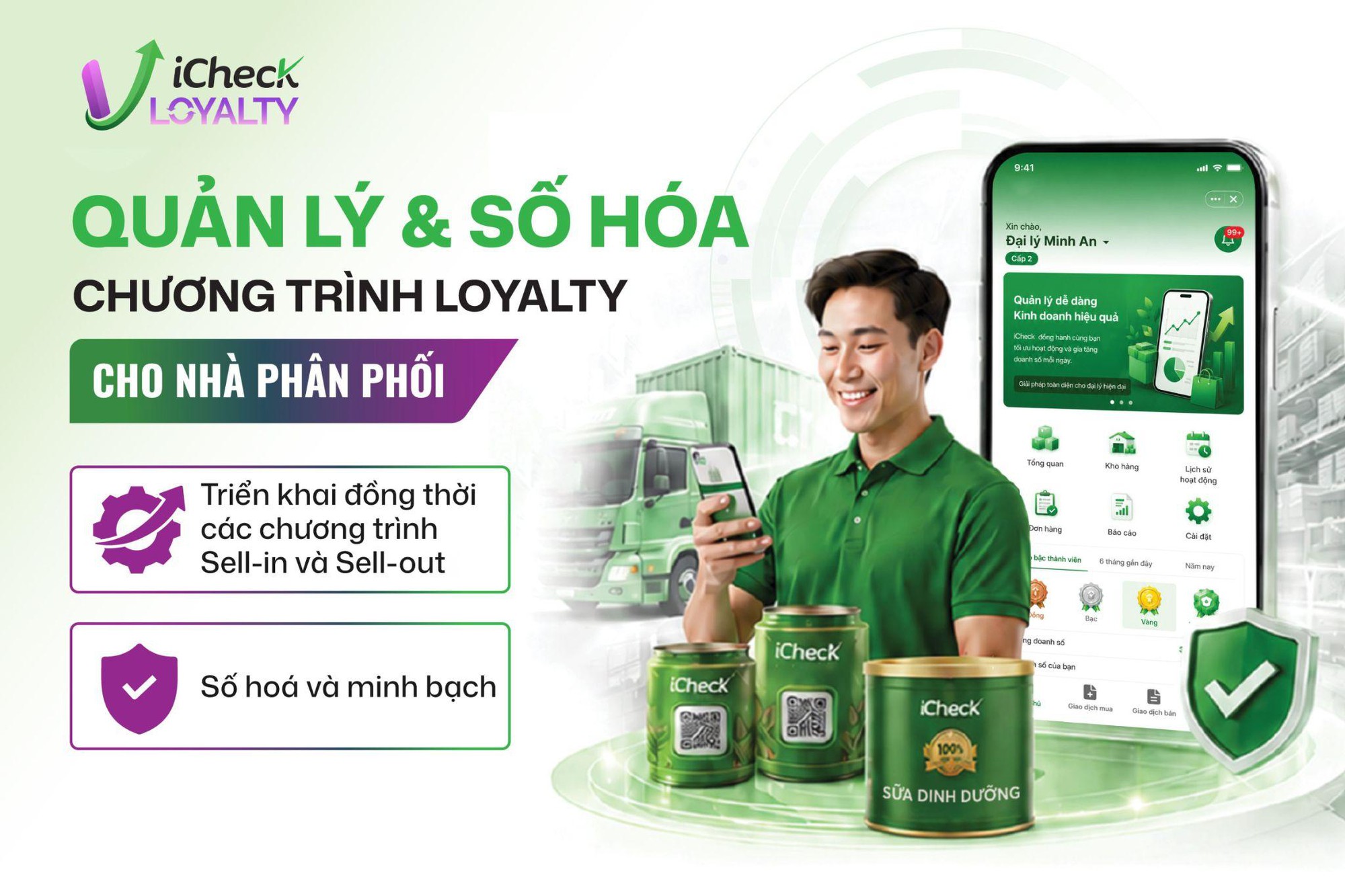 iCheck Loyalty thắng giải Sao Khu&ecirc; 2026 nhờ nền tảng số h&oacute;a khuyến mại, trả thưởng QR Code - Ảnh 1.