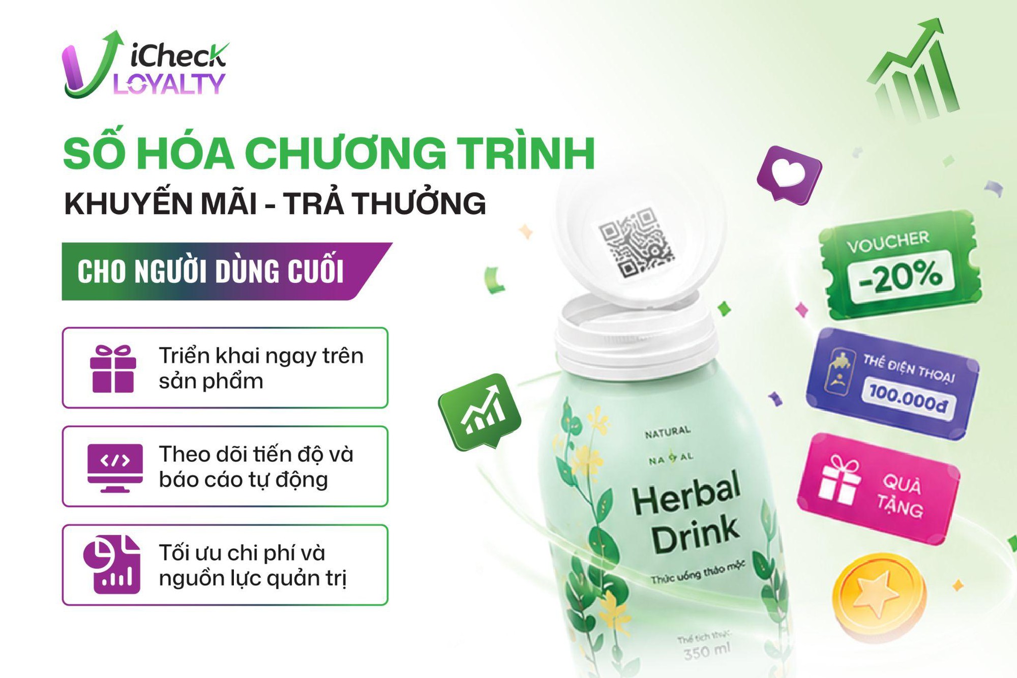 iCheck Loyalty thắng giải Sao Khu&ecirc; 2026 nhờ nền tảng số h&oacute;a khuyến mại, trả thưởng QR Code - Ảnh 2.