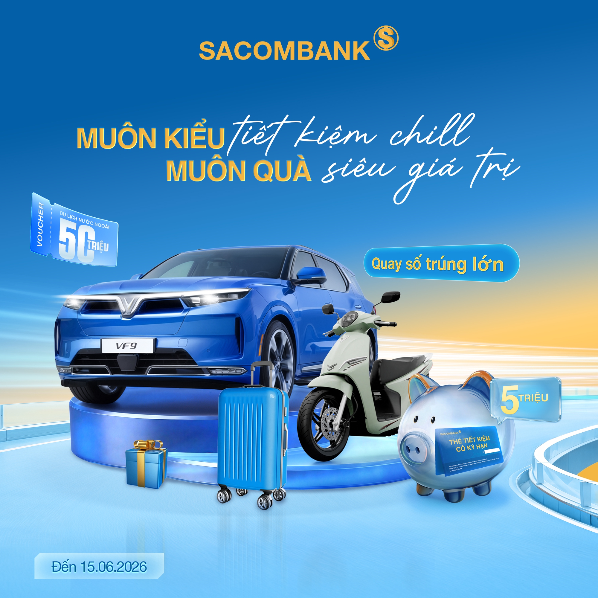 Chỉ 20 triệu đồng gửi tiết kiệm c&oacute; cơ hội tr&uacute;ng ngay xe VinFast trị gi&aacute; 1,5 tỷ đồng- Ảnh 2.