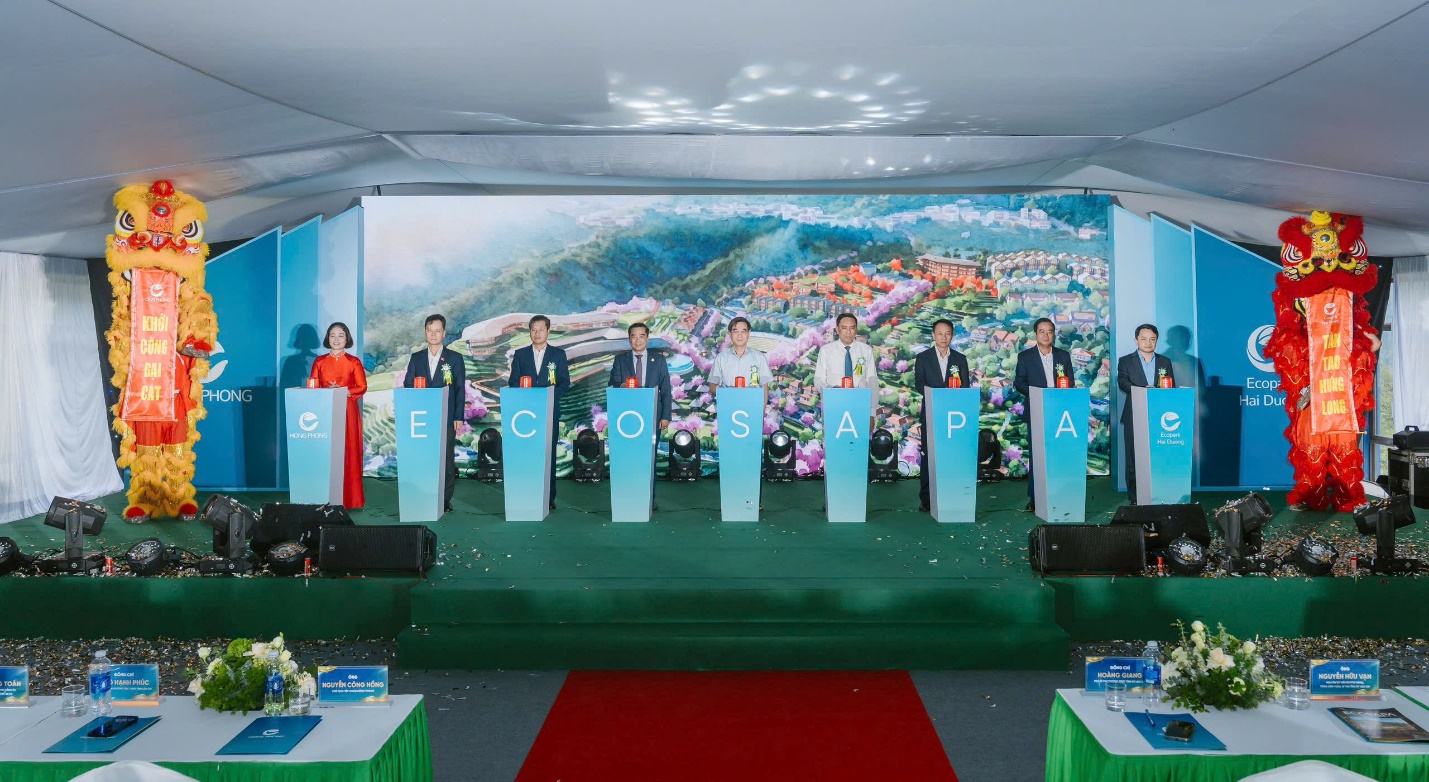 Nh&agrave; s&aacute;ng lập Ecopark ch&iacute;nh thức khởi c&ocirc;ng dự &aacute;n Khu đ&ocirc; thị sinh th&aacute;i đồi ch&egrave; &Ocirc; Qu&yacute; Hồ - Ảnh 1.
