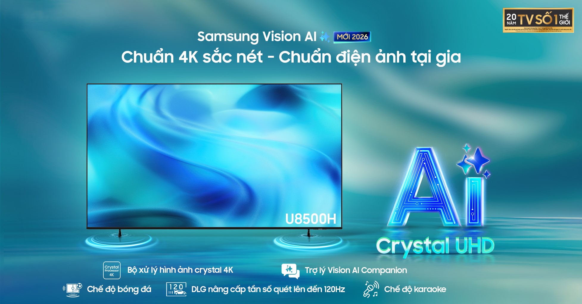 Samsung ra mắt loạt AI TV 2026 mở b&aacute;n độc quyền tr&ecirc;n nền tảng trực tuyến, đi k&egrave;m nhiều ưu đ&atilde;i hấp dẫn - Ảnh 5.