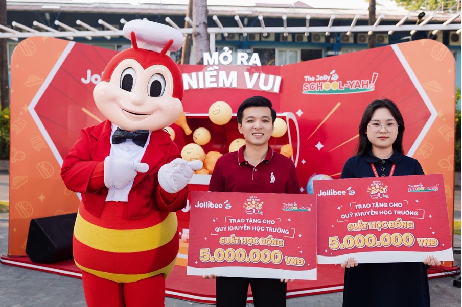 Ch&uacute; Ong Jollibee mang niềm vui &ldquo;The Jolly School - Yah! Mở Ra Niềm Vui&rdquo; - Ảnh 5.