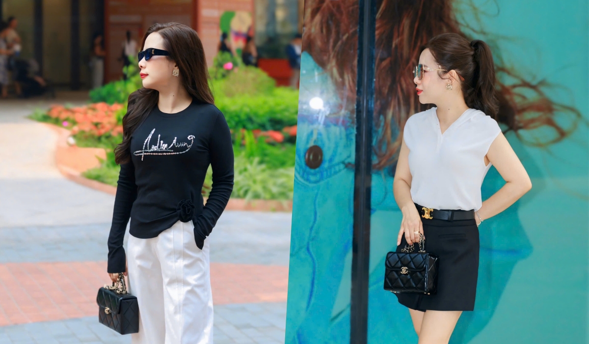 Học lỏm b&iacute; quyết phối đồ ng&agrave;y h&egrave; sang - xịn - mịn từ doanh nh&acirc;n Tuấn Hương - Ảnh 3.