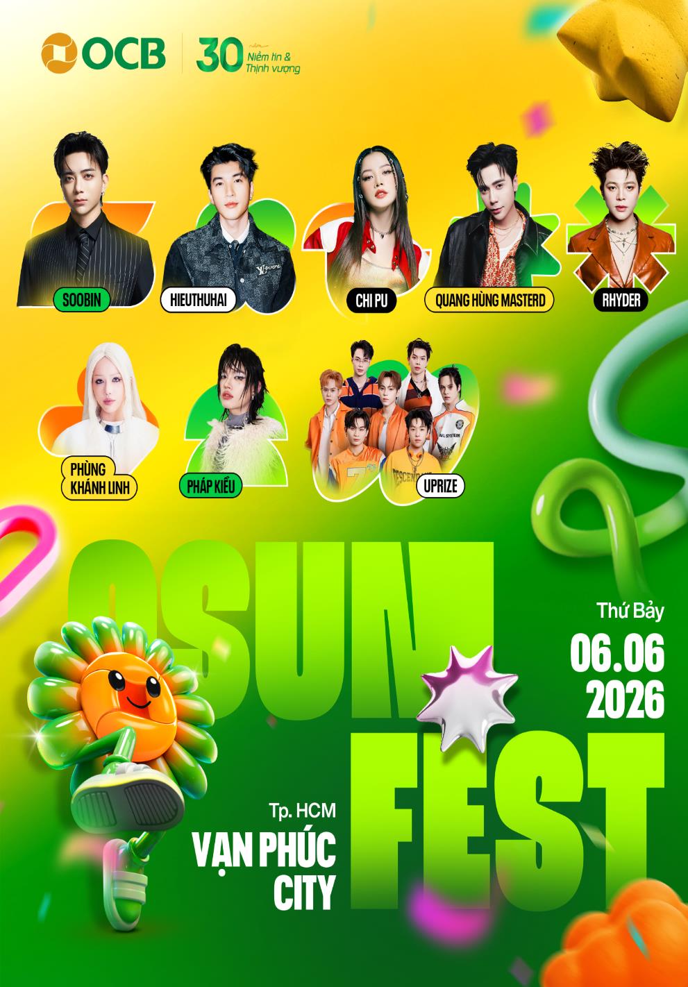 OSUNFEST 2026 mở b&aacute;n v&eacute;: Chủ thẻ OCB c&oacute; lợi thế &ldquo;chốt slot&rdquo; trước, fandom chuẩn bị sẵn s&agrave;ng - Ảnh 1.