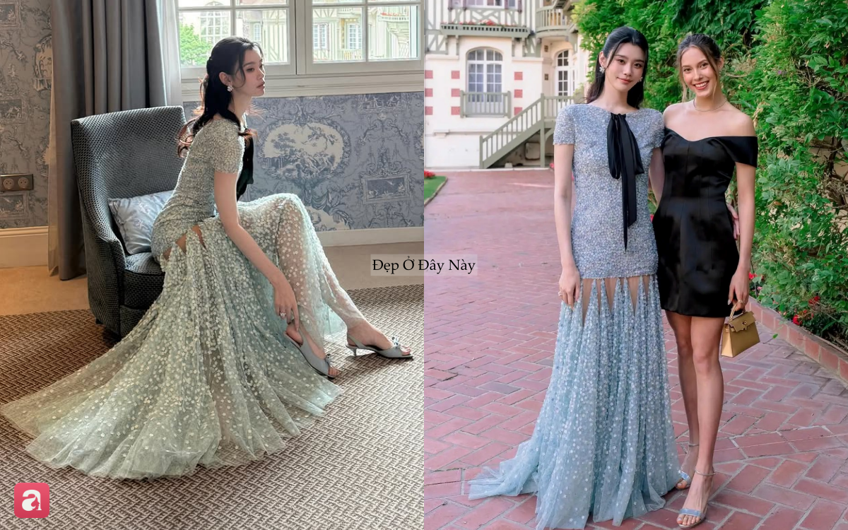 Thi&ecirc;n thần nội y đụng đầm đ&iacute;nh h&agrave;ng ngh&igrave;n b&ocirc;ng hoa với Jisoo: Người ngọt ng&agrave;o như n&agrave;ng thơ, người ki&ecirc;u sa như c&ocirc;ng ch&uacute;a- Ảnh 6.