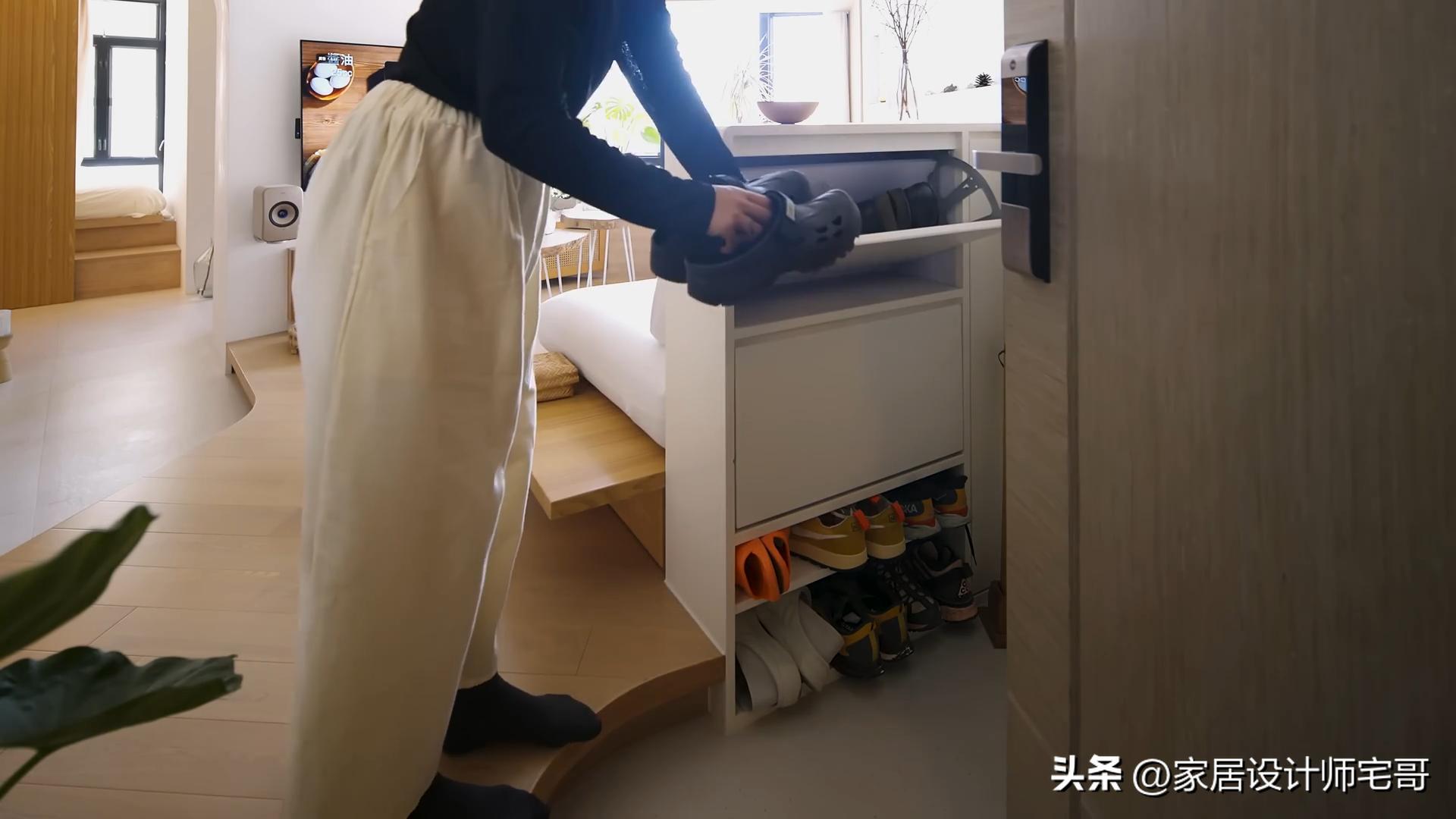 C&ocirc; g&aacute;i chưa từng học thiết kế biến căn hộ 48m&sup2; th&agrave;nh ng&ocirc;i nh&agrave; trong mơ: 2 ph&ograve;ng ngủ, b&agrave;n ăn 6 người v&agrave; b&iacute; quyết khiến ai xem cũng muốn học theo- Ảnh 6.