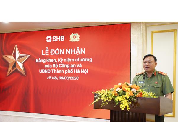 Bộ C&ocirc;ng an tặng bằng khen cho SHB - Ảnh 1.