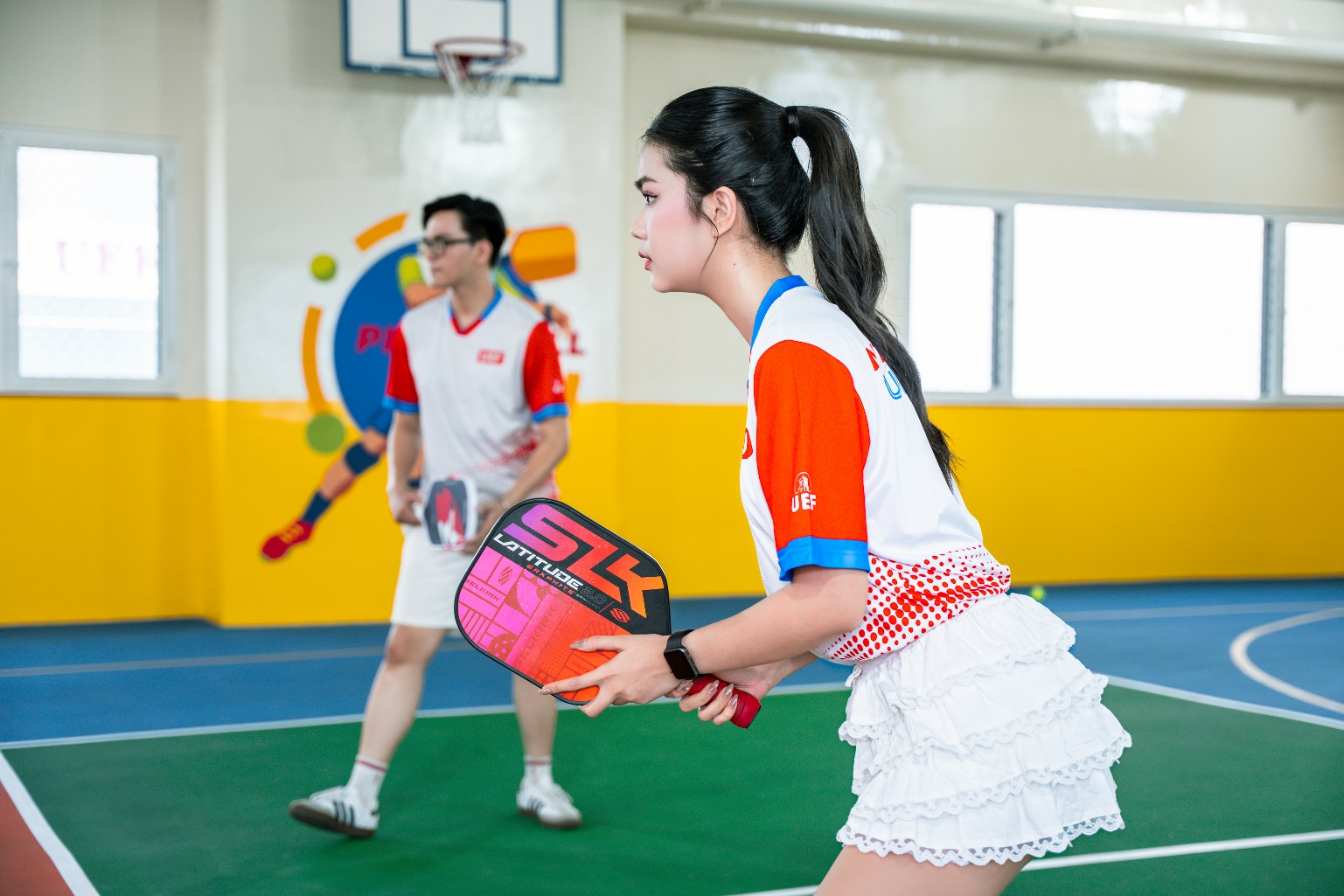 Trường đại học đưa bộ m&ocirc;n Pickleball v&agrave;o giảng dạy gi&aacute;o dục thể chất cho sinh vi&ecirc;n - Ảnh 3.