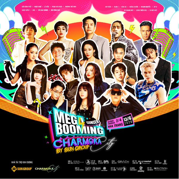 Mega Booming - Charmora City: Sẵn s&agrave;ng b&ugrave;ng nổ với 18 nghệ sĩ "khủng" v&agrave;o ng&agrave;y 13/6 - Ảnh 3.
