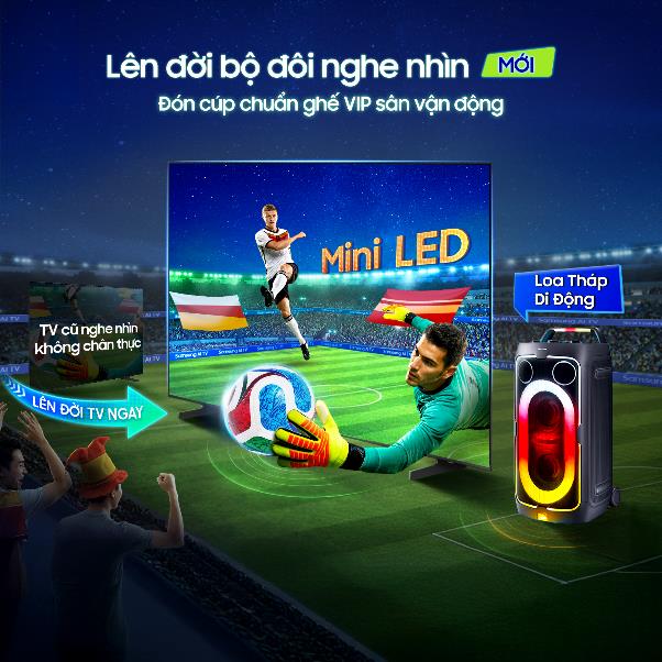 Thăng hạng Samsung AI TV m&agrave;n h&igrave;nh cực đại để xem World Cup si&ecirc;u m&atilde;n nh&atilde;n - Ảnh 4.
