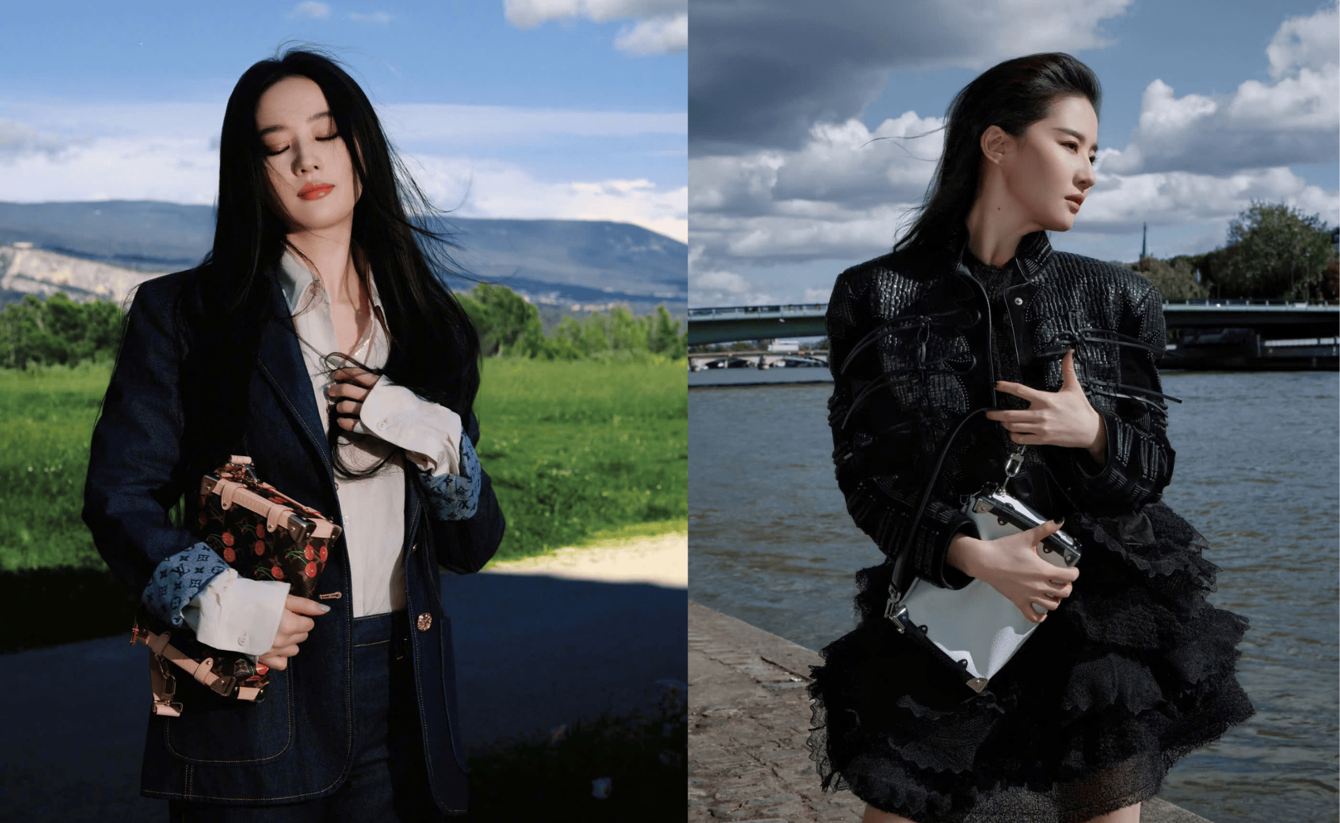 Lưu Diệc Phi, Ch&acirc;u B&ugrave;i v&agrave; T&oacute;c Ti&ecirc;n c&ugrave;ng lựa chọn một thiết kế t&uacute;i từ Louis Vuitton - Ảnh 5.