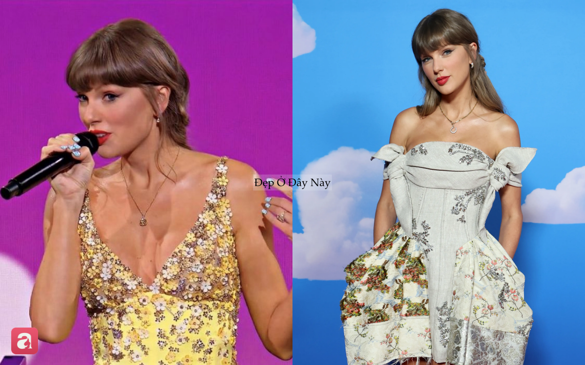 Taylor Swift đẹp như công chúa, mix phụ kiện bình dân với đầm trăm triệu khiến dân tình mê mẩn - Ảnh 1.
