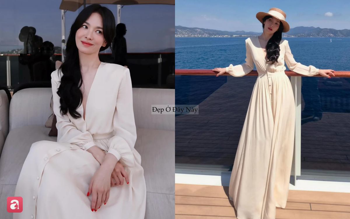Nữ thần du lịch gọi tên Song Hye Kyo: Outfit đơn giản mà ảnh nào cũng triệu like - Ảnh 2.
