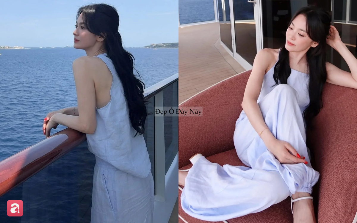 Nữ thần du lịch gọi tên Song Hye Kyo: Outfit đơn giản mà ảnh nào cũng triệu like - Ảnh 3.