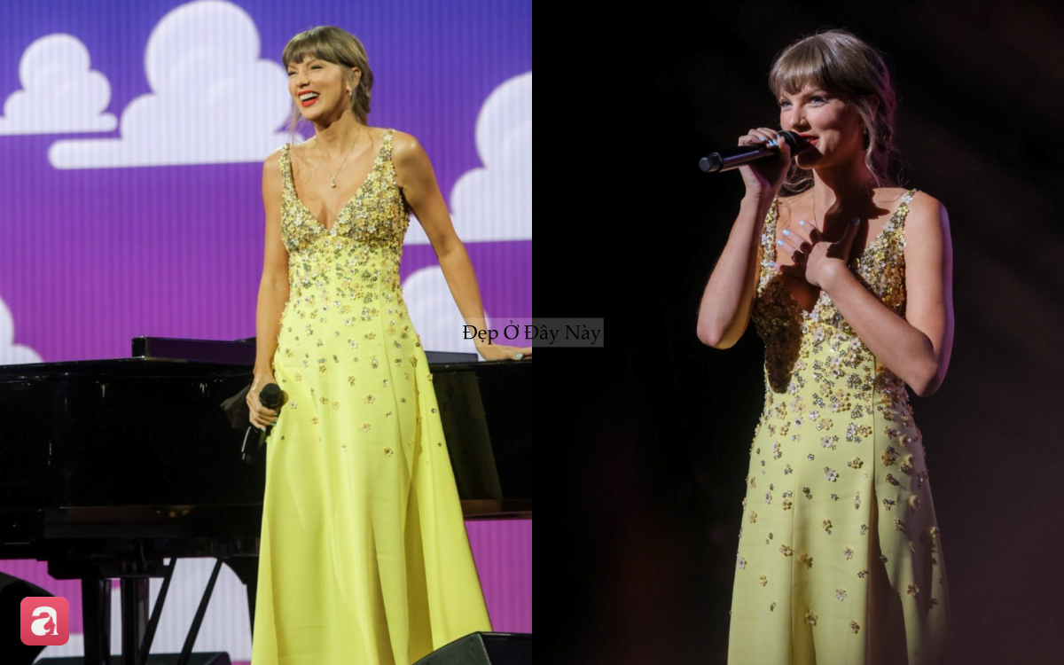 Taylor Swift đẹp như công chúa, mix phụ kiện bình dân với đầm trăm triệu khiến dân tình mê mẩn - Ảnh 4.