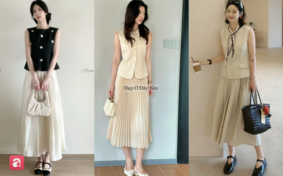 5 kiểu ch&acirc;n v&aacute;y chuẩn "old money" vừa sang trọng vừa dễ phối đồ, mặc nhiều năm vẫn kh&ocirc;ng lỗi mốt - Ảnh 1.