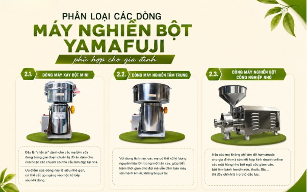 Máy nghiền bột Yamafuji – Trợ thủ cho các mẹ yêu thích thực phẩm homemade - Ảnh 3. Máy nghiền bột Yamafuji – Trợ thủ cho các mẹ yêu thích thực phẩm homemade - Ảnh 3.