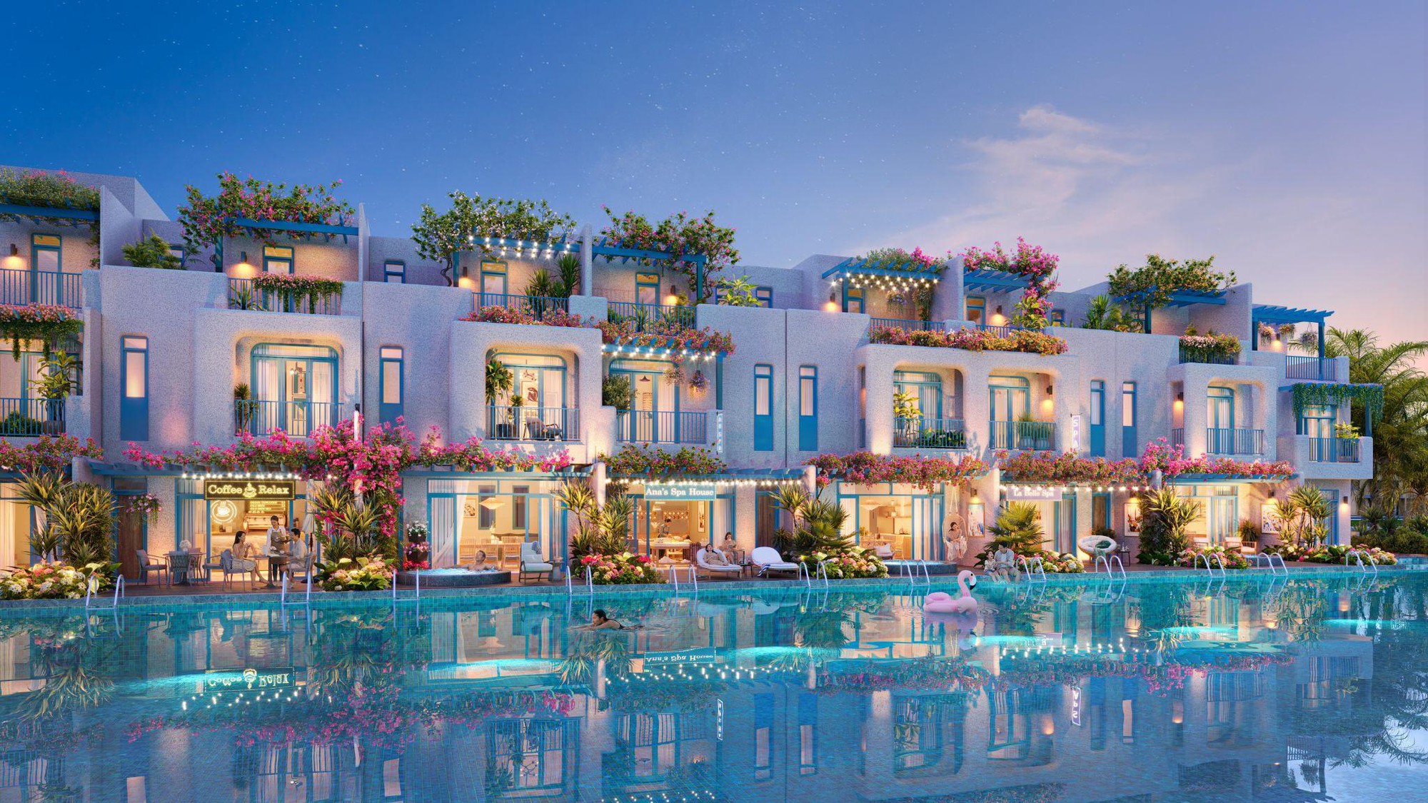 Nh&agrave; phố biển phong c&aacute;ch Santorini: Sức h&uacute;t mới dẫn dắt thị trường b&acirc;́t đ&ocirc;̣ng sản Cam Ranh - Ảnh 3.