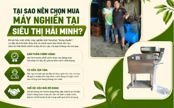 Máy nghiền bột Yamafuji – Trợ thủ cho các mẹ yêu thích thực phẩm homemade - Ảnh 4. Máy nghiền bột Yamafuji – Trợ thủ cho các mẹ yêu thích thực phẩm homemade - Ảnh 4.