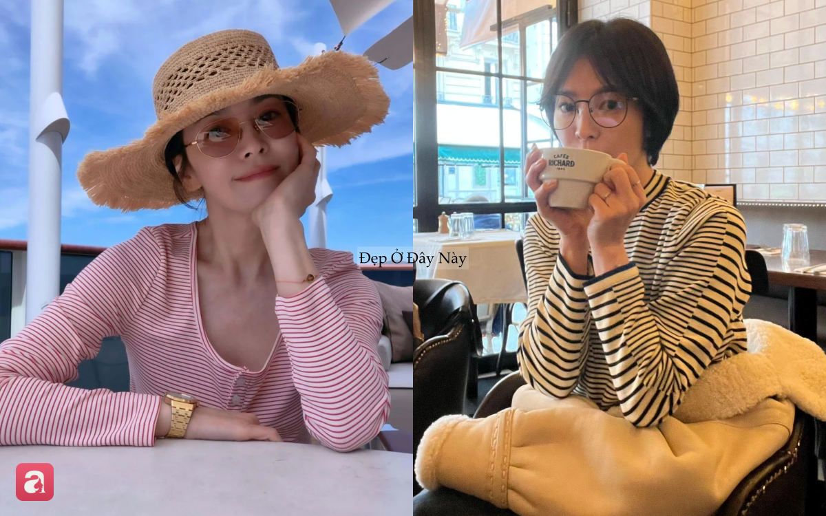Kiểu &aacute;o hack tuổi đang được Song Hye Kyo cưng sủng, chị em U40 diện theo l&agrave; trẻ ra v&agrave;i tuổi- Ảnh 3.