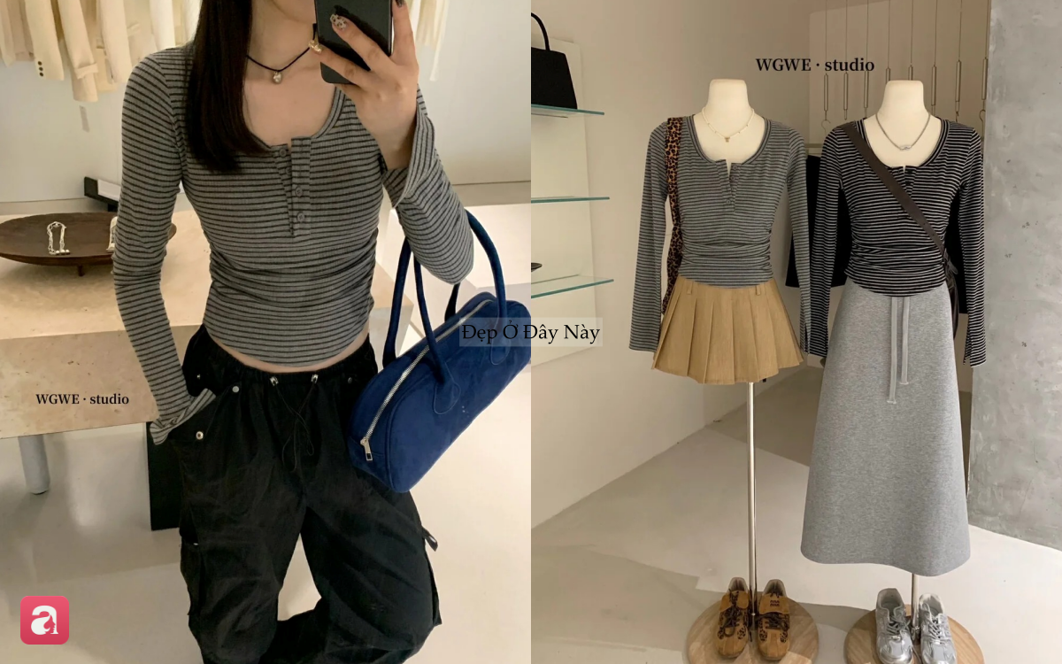 Kiểu &aacute;o hack tuổi đang được Song Hye Kyo cưng sủng, chị em U40 diện theo l&agrave; trẻ ra v&agrave;i tuổi- Ảnh 5.