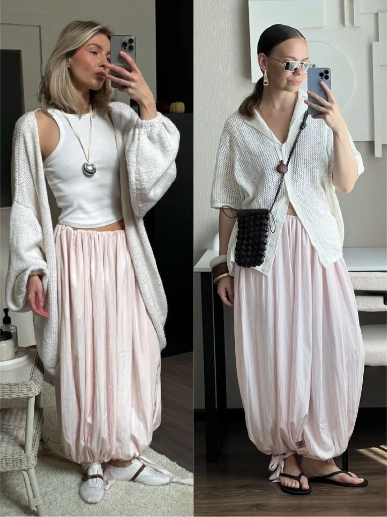 Từ 25 đến 55 tuổi đều c&oacute; thể mặc đẹp: Chiếc quần m&agrave;u hồng n&agrave;y đang g&acirc;y b&ugrave;ng nổ- Ảnh 5.