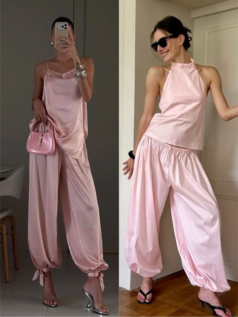 Từ 25 đến 55 tuổi đều c&oacute; thể mặc đẹp: Chiếc quần m&agrave;u hồng n&agrave;y đang g&acirc;y b&ugrave;ng nổ- Ảnh 7.