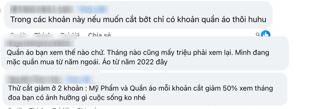 "Nửa tháng đã tiêu hết 30 triệu": Mẹ 3 con than trời vì không biết siết khoản nào, dân tình thi nhau vào "hiến kế"- Ảnh 5. "Nửa tháng đã tiêu hết 30 triệu": Mẹ 3 con than trời vì không biết siết khoản nào, dân tình thi nhau vào "hiến kế"- Ảnh 5.