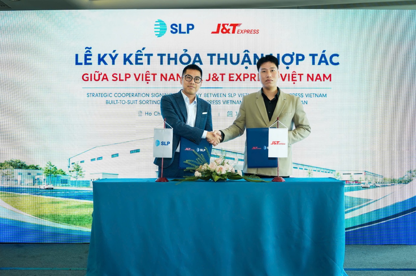 J&T Express Việt Nam v&agrave; SLP Việt Nam hợp t&aacute;c ph&aacute;t triển trung t&acirc;m logistics- Ảnh 1.