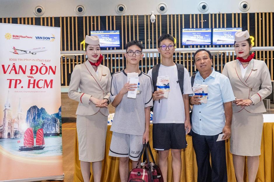 Sun PhuQuoc Airways khai trương đường bay TP.HCM - V&acirc;n Đồn, mở th&ecirc;m đặc quyền trong hệ sinh th&aacute;i Sun Group- Ảnh 2.