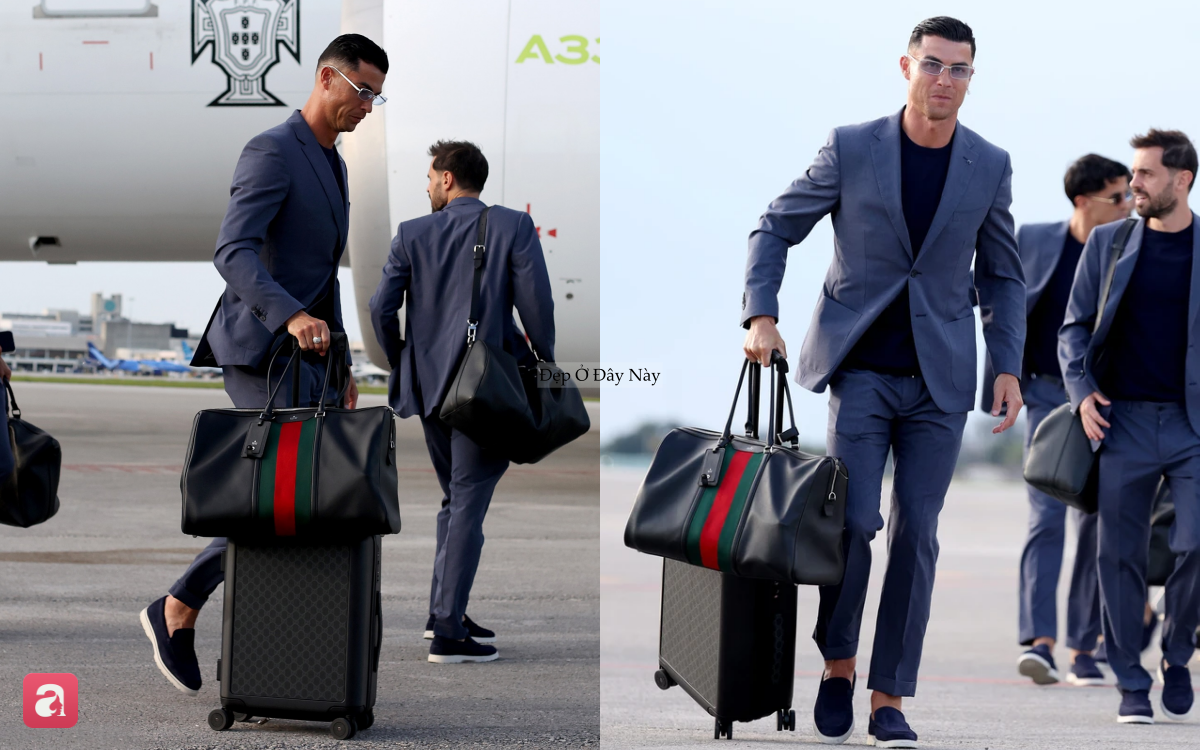Chiếc túi mang tới World Cup gợi nhớ chuyện tình như cổ tích của Ronaldo và vợ - Ảnh 2.