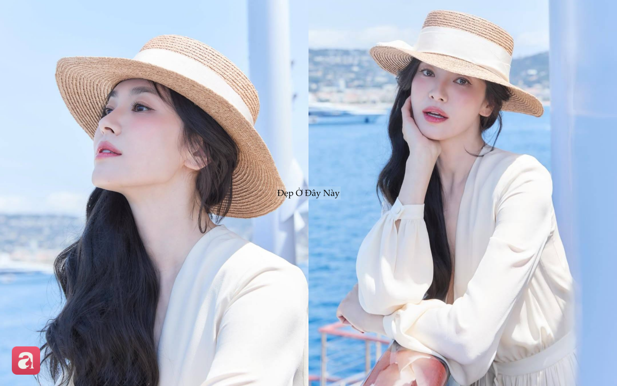 Song Hye Kyo vừa gợi cảm vừa thanh lịch với kiểu đầm "cứ giơ máy lên là có ảnh đẹp" - Ảnh 3.