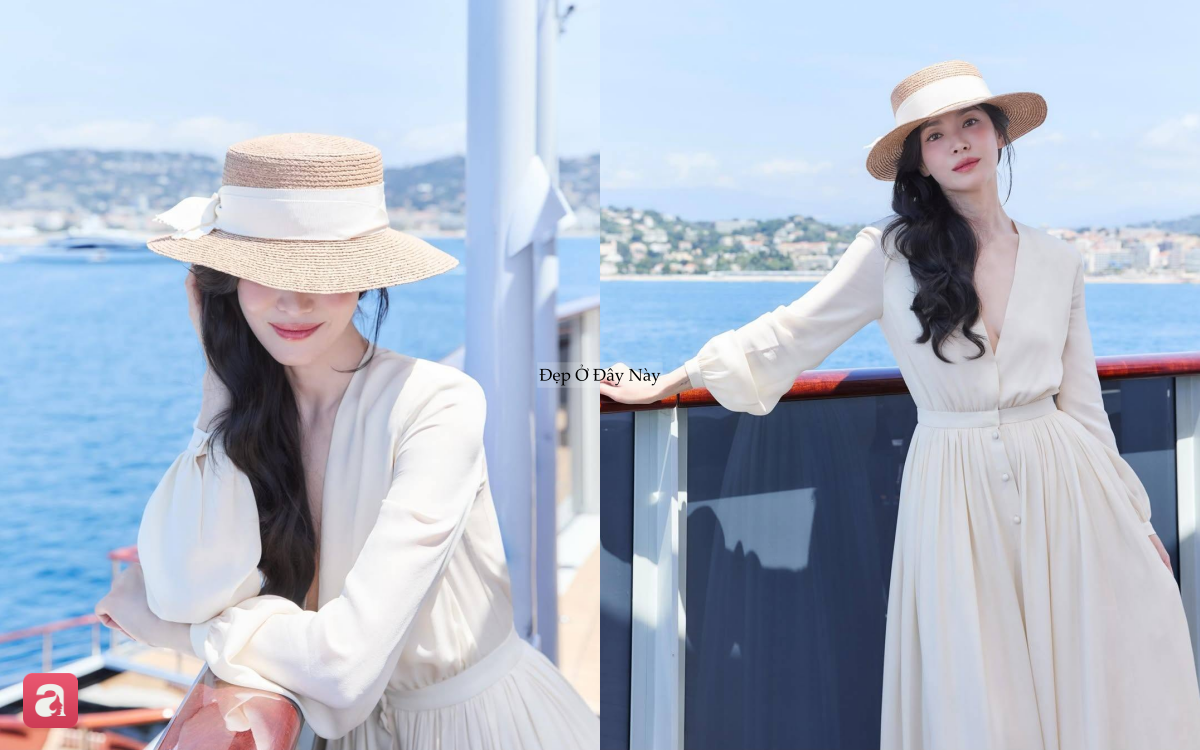 Song Hye Kyo vừa gợi cảm vừa thanh lịch với kiểu đầm "cứ giơ máy lên là có ảnh đẹp" - Ảnh 4.