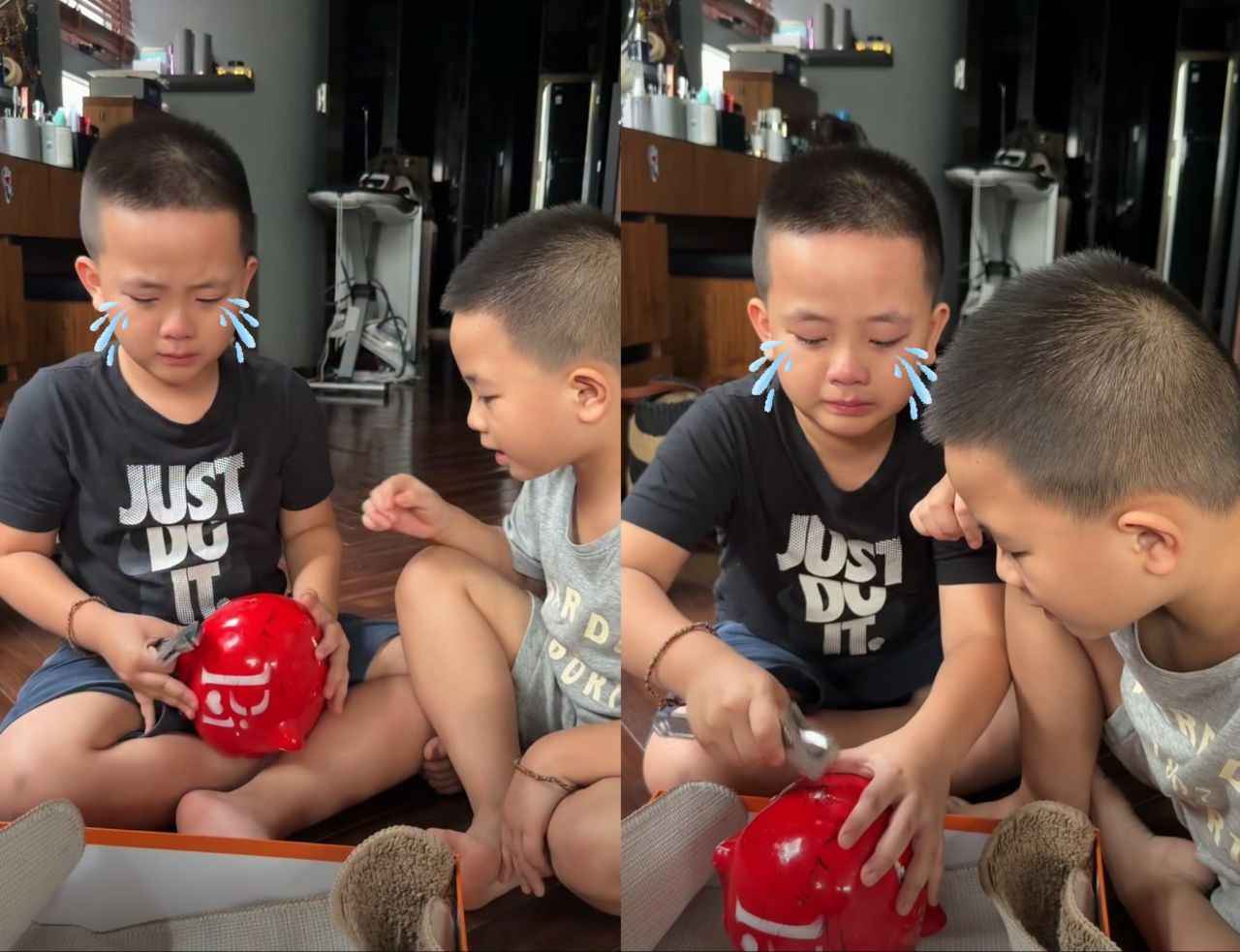 Cơm Canh nh&agrave; c&ocirc; Văn Th&ugrave;y Dương v&agrave; m&agrave;n đập lợn đi chơi đẫm nước khiến d&acirc;n t&igrave;nh vừa buồn cười vừa thương - Ảnh 1.