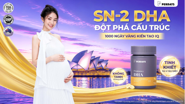 Perdays Pregnancy DHA: SN-2 DHA từ vi tảo Úc, đạt chuẩn TGA cho mẹ bầu - Ảnh 4. Perdays Pregnancy DHA: SN-2 DHA từ vi tảo Úc, đạt chuẩn TGA cho mẹ bầu - Ảnh 4.