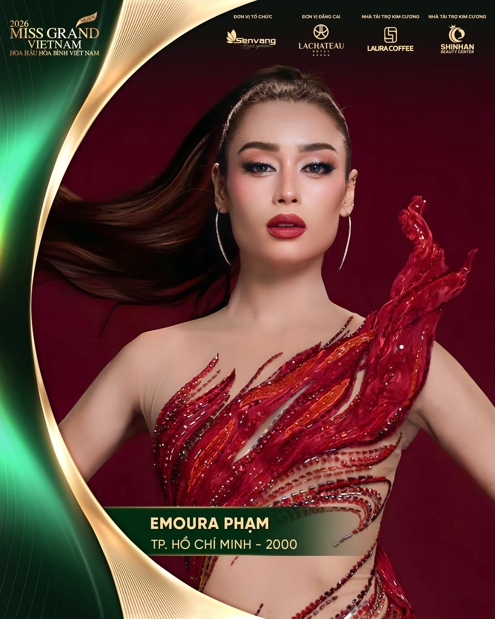 &lsquo;B&ocirc;ng hồng lai&rsquo; Emoura Phạm: Ẩn số đ&aacute;ng mong chờ tại Miss Grand Vietnam 2026- Ảnh 5.