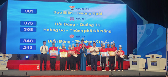 5 đội xuất sắc tranh t&agrave;i tại Chung kết khu vực Cuộc thi &ldquo;Em y&ecirc;u biển, đảo qu&ecirc; hương&rdquo; - Ảnh 6.