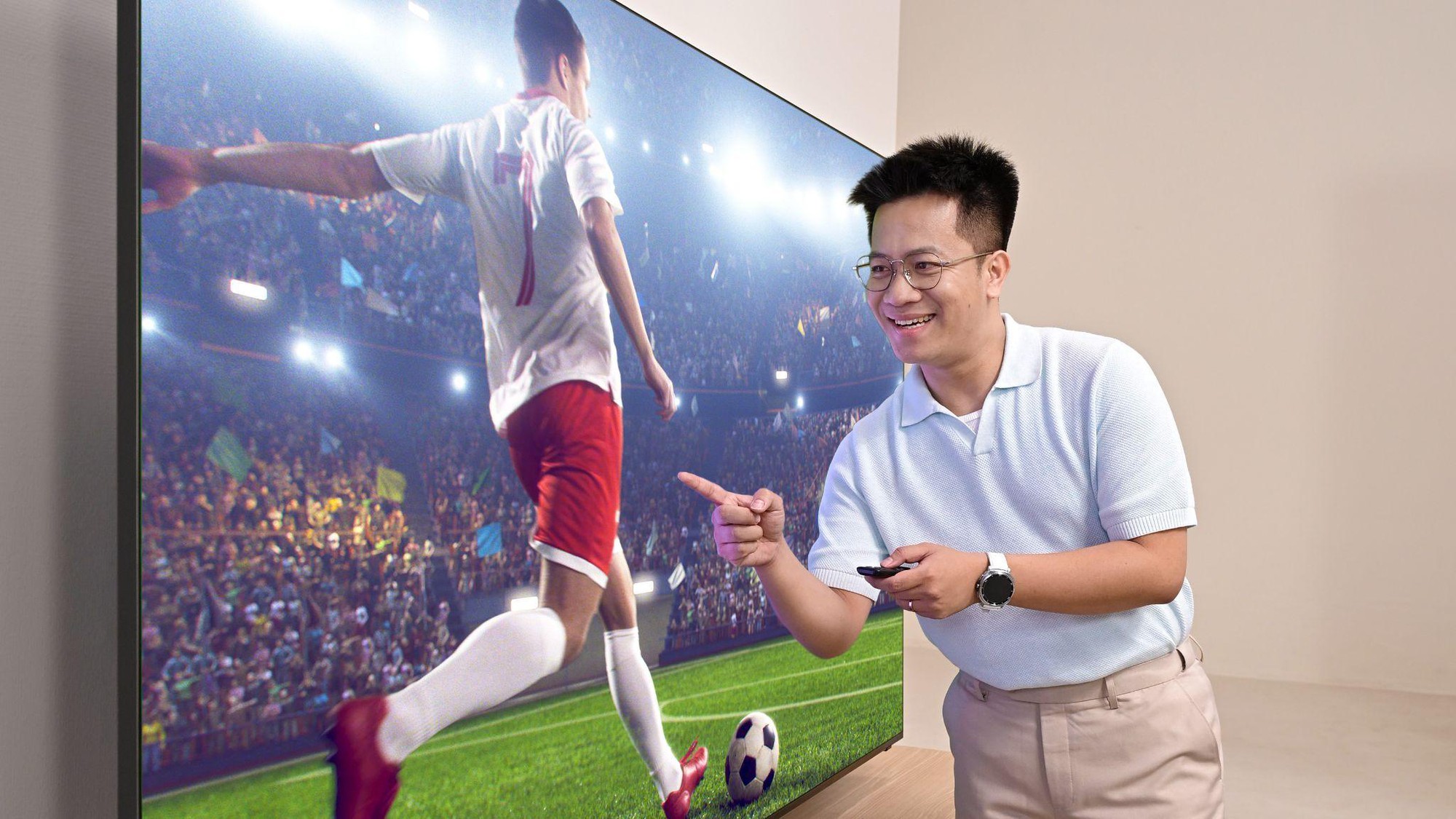 Hỏi xo&aacute;y đ&aacute;p nhanh, dự đo&aacute;n World Cup c&ugrave;ng trợ l&yacute; Vision AI Companion tr&ecirc;n Samsung AI TV- Ảnh 3.