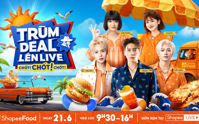 L&ecirc;n chuyến xe m&ugrave;a h&egrave; ng&agrave;y 21/6 c&ugrave;ng ShopeeFood, đặt lịch chốt deal ăn ngon cả tuần- Ảnh 1.
