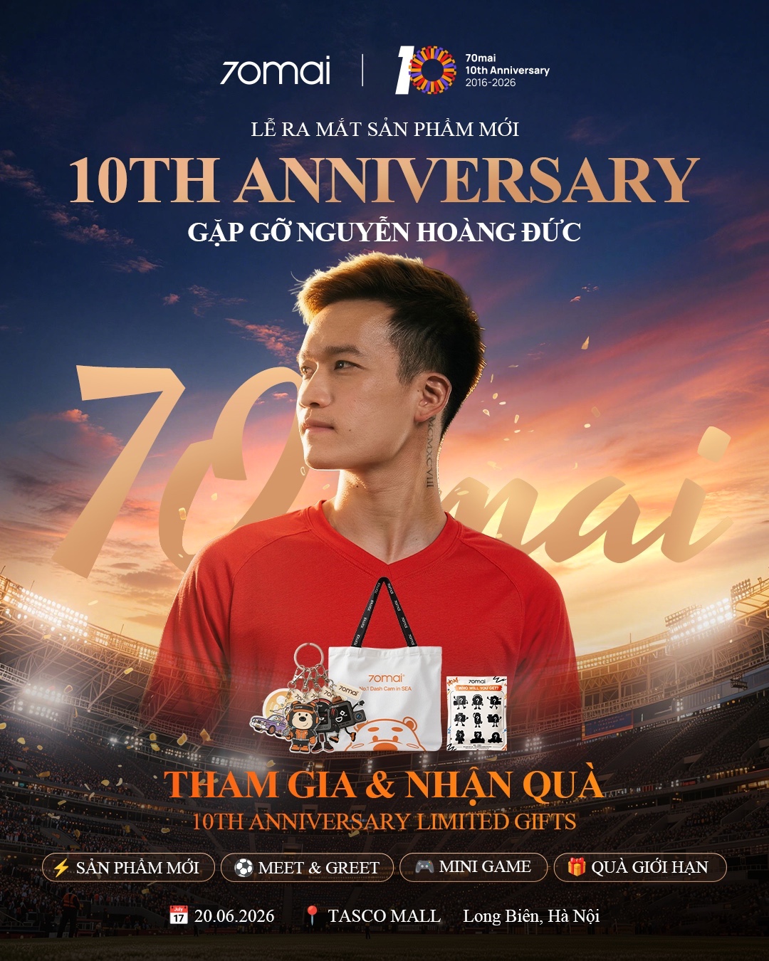Đánh dấu hành trình 10 năm, 70mai ra mắt A810 Lite cùng chuỗi hoạt động tri ân- Ảnh 1. Đánh dấu hành trình 10 năm, 70mai ra mắt A810 Lite cùng chuỗi hoạt động tri ân- Ảnh 1.